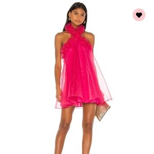 NWT Revolve lovers and friends pink capri mini dress